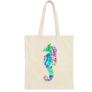 Seahorse Mermaid Cove Tote
